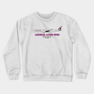 Airbus A350-1000 - Qatar Airways Crewneck Sweatshirt